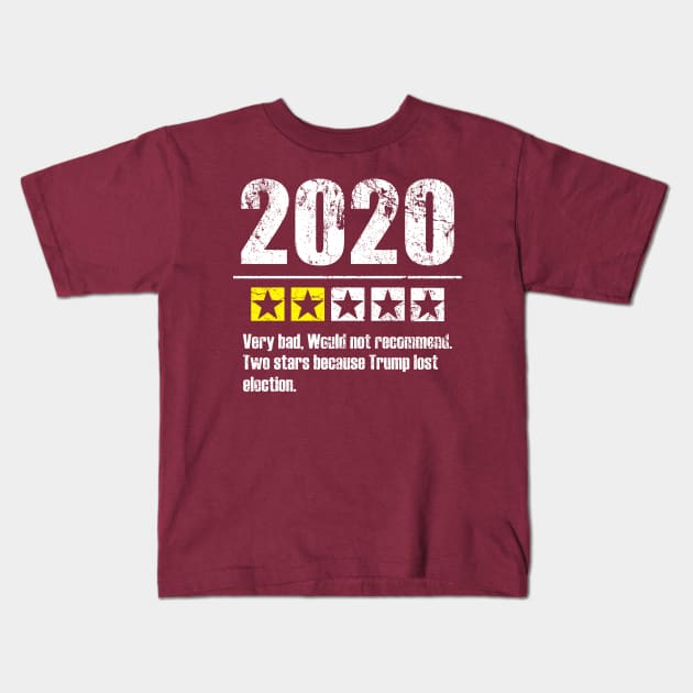 Vintage Bad Year Review Kids T-Shirt by Uniq_Designs